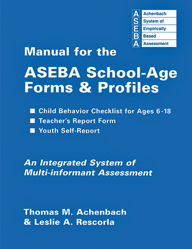MANUAL PARA LOS FORMULARIOS Y PERFILES DE EDAD ESCOLAR DE ASEBA 6-18